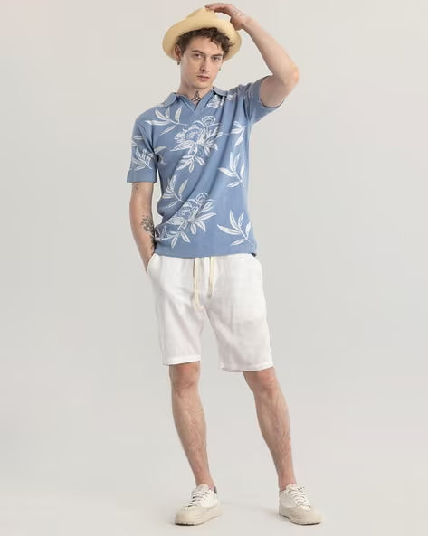 Men’s Ribbed Polo T-Shirt | Premium Slim Fit Casual Wear