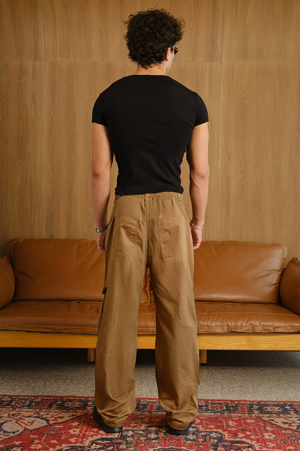 Dusty Brown 8 Pockets Cargo Pant