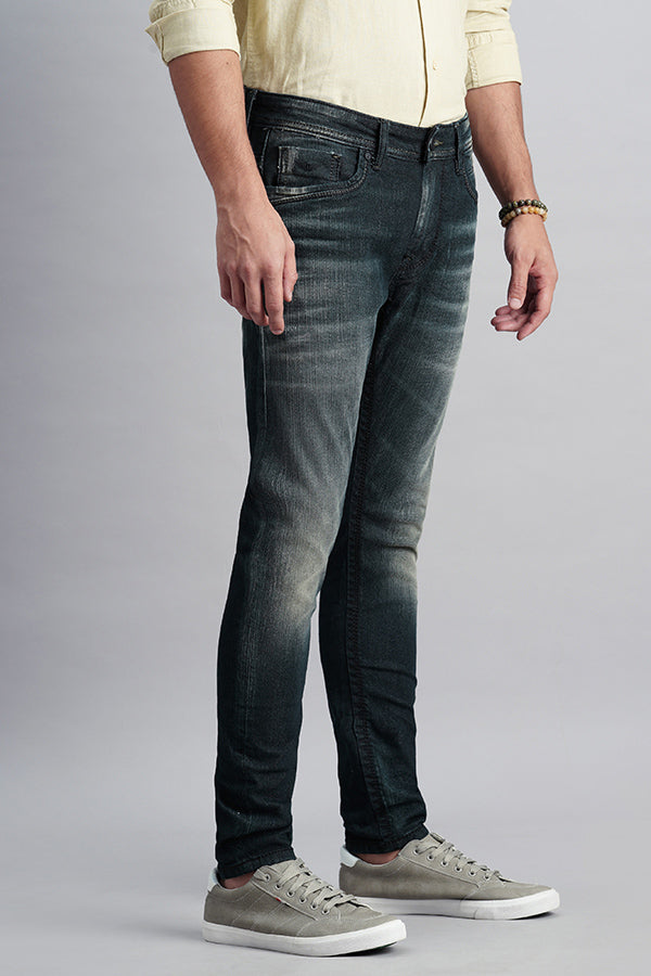 Dk Green 5 Pocket Low-Rise Ankle Length Jeans